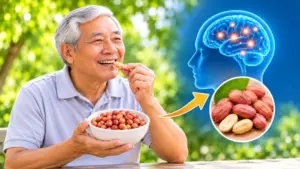 Đậu phộng rang không muối có thể cải thiện phản ứng của não với insulin ở người lớn tuổi, mở ra triển vọng hỗ trợ sức khỏe não bộ.