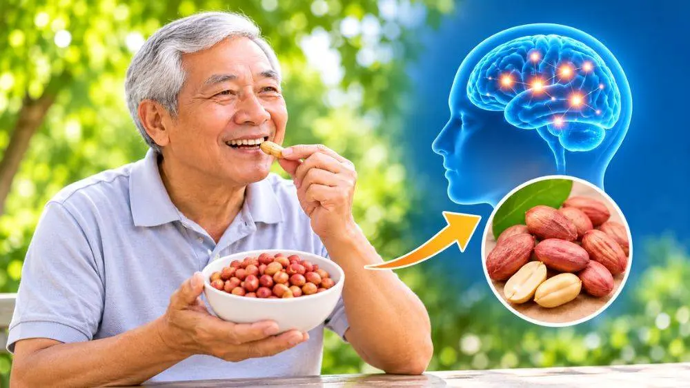 Đậu phộng rang không muối có thể cải thiện phản ứng của não với insulin ở người lớn tuổi, mở ra triển vọng hỗ trợ sức khỏe não bộ.