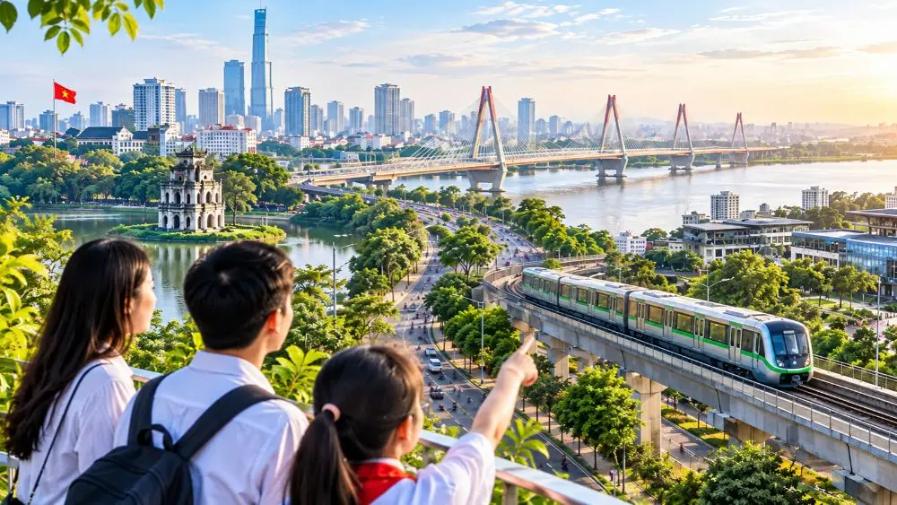 Hà Nội đổi mới tư duy phát triển, đẩy mạnh hạ tầng, cải cách hành chính và ứng dụng công nghệ nhằm nâng cao chất lượng sống cho người dân.