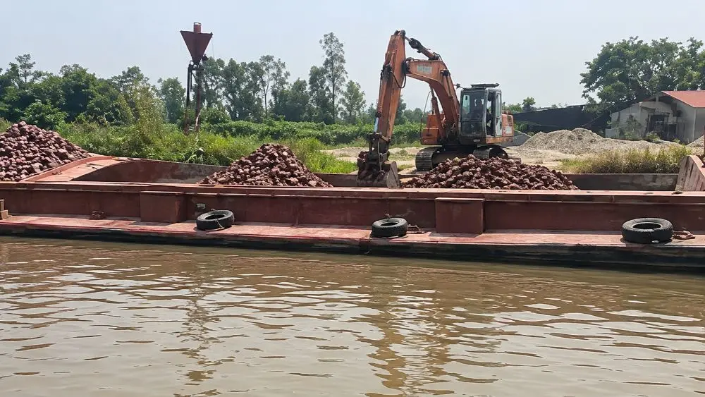 Hải Phòng phát hiện 2 bến bãi chưa được cấp phép hoạt động cảng, bến thủy nội địa và lập biên bản vi phạm đối với các bên liên quan.