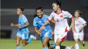 U17 nữ Việt Nam thắng 20-0, lập kỷ lục lịch sử. Khám phá màn trình diễn nổi bật của Khánh Chi với 6 bàn thắng.