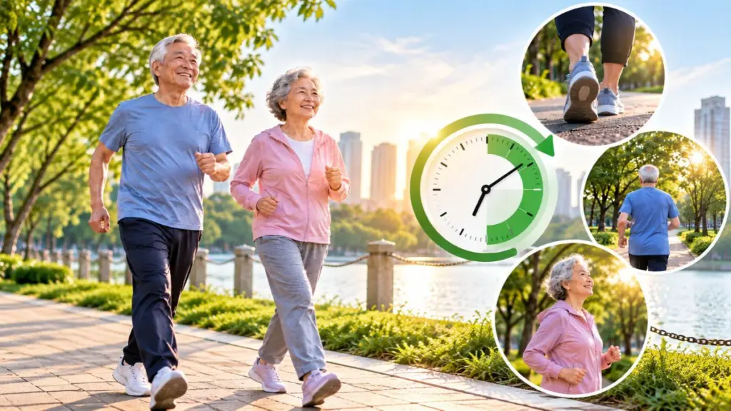 Người lớn tuổi nên đi bộ bao nhiêu phút mỗi ngày? Tìm hiểu thời lượng vận động phù hợp, lợi ích sức khỏe và cách tập luyện linh hoạt theo thể trạng.