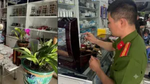 Một hộ kinh doanh tại Hải Phòng bị phạt 10 triệu đồng do bày bán 19 chiếc kính mắt, đồng hồ giả mạo nhãn hiệu.