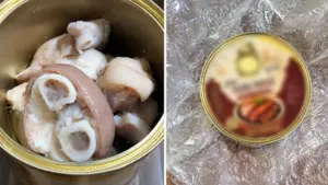 Cơ quan chức năng xác minh sản phẩm khâu nhục Lạng Sơn đóng hộp sau phản ánh thịt bên trong khác hình ảnh trên bao bì.
