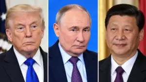 Thượng đỉnh Mỹ - Nga - Trung Quốc thu hút chú ý khi Điện Kremlin lên tiếng về khả năng diễn ra cuộc gặp lịch sử giữa ba nhà lãnh đạo.