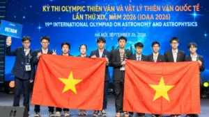 Việt Nam giành 6 Huy chương Vàng, 4 Huy chương Bạc tại Olympic Thiên văn và Vật lý thiên văn quốc tế 2026.